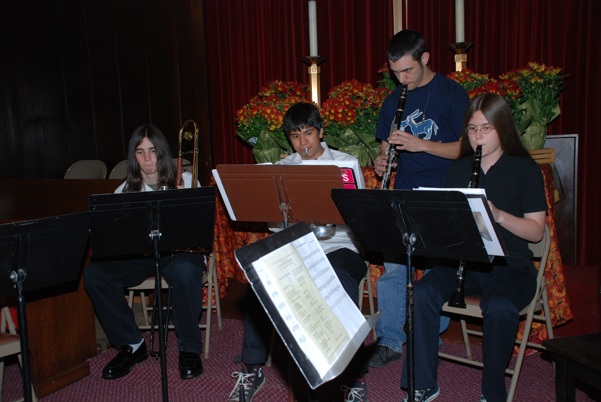 A church fellowship event from the Marysville First UMC archives.