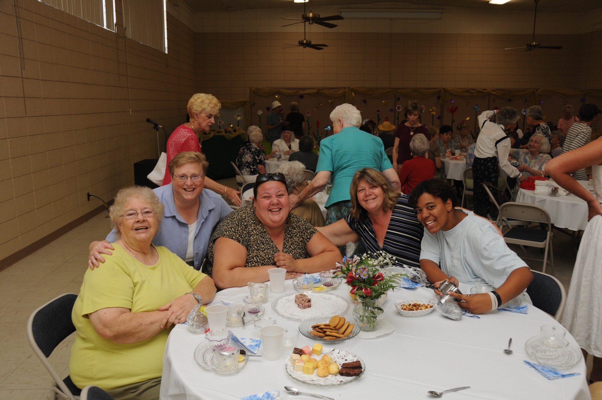 A fellowship gathering from the Marysville First UMC archives.
