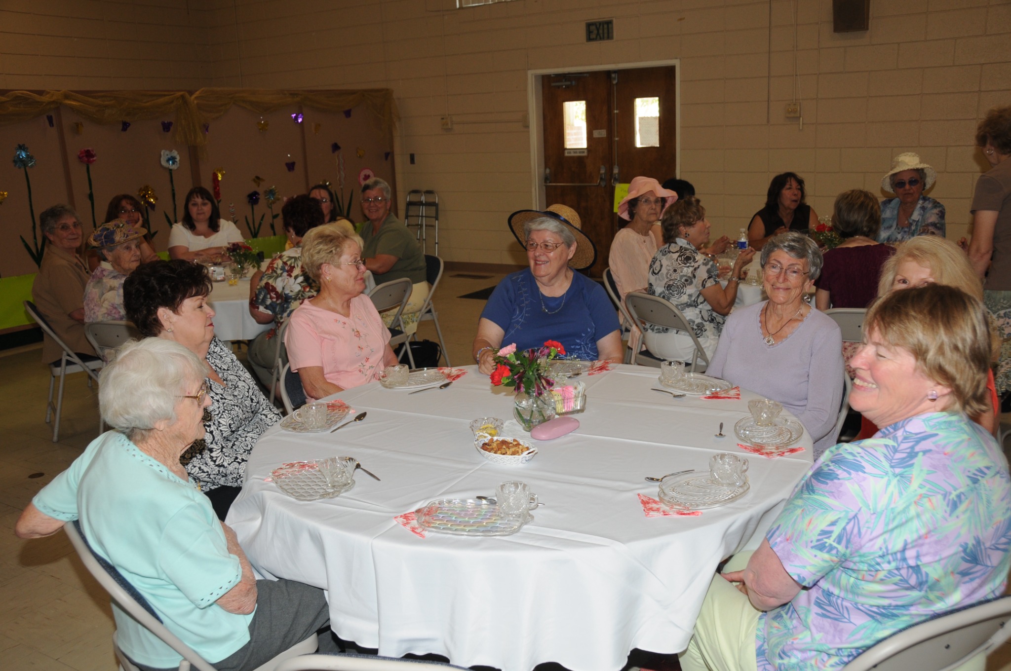 A fellowship gathering from the Marysville First UMC archives.