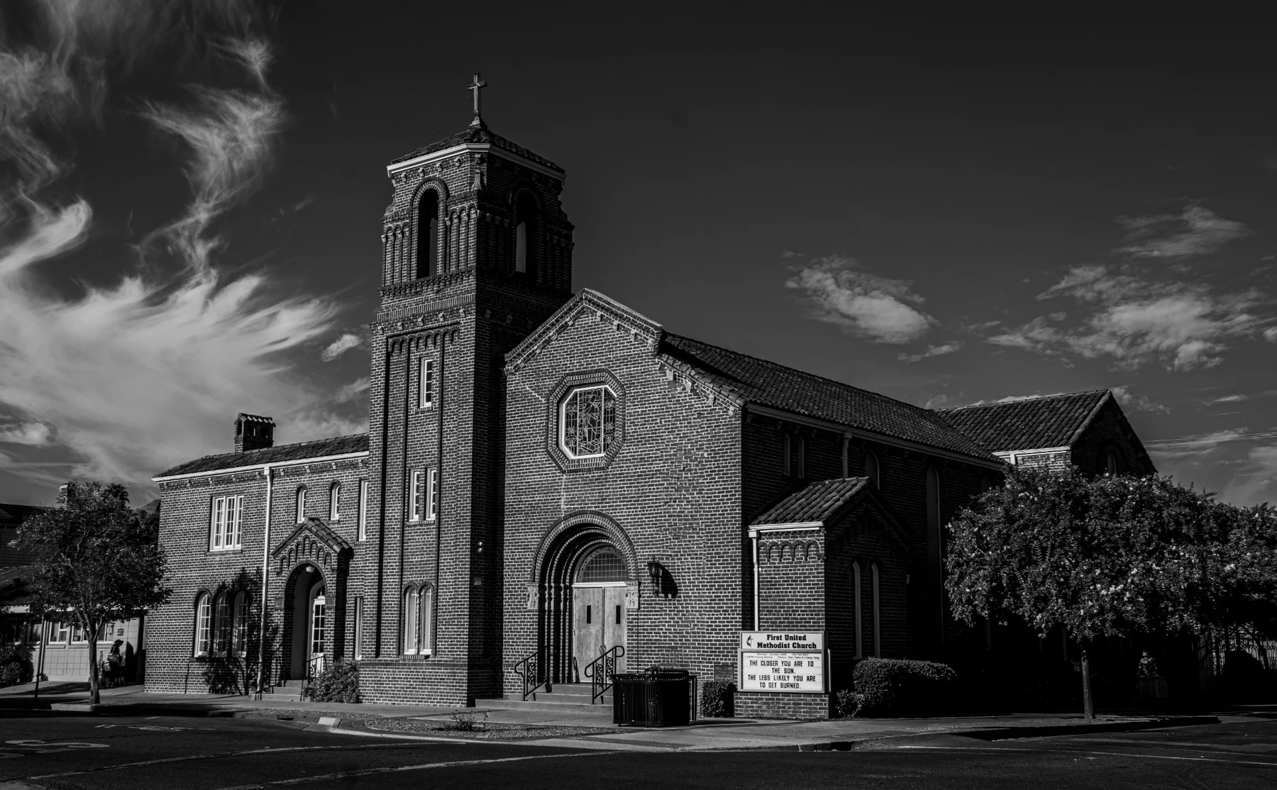 Marysville First United Methodist Church exterior in 2026